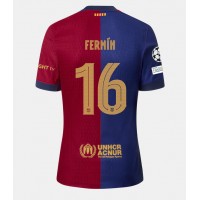 Dres Barcelona Fermin Lopez #16 Domaci 2024-25 Kratak Rukav